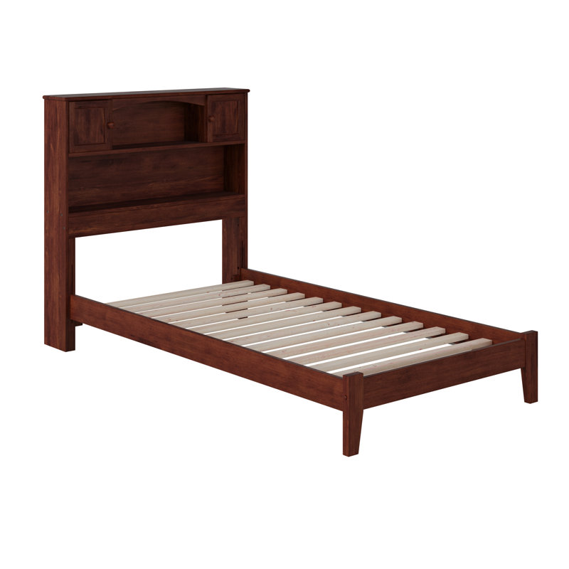 Harriet Bee Quitaque Platforms Bed with Bookcase by Harriet Bee